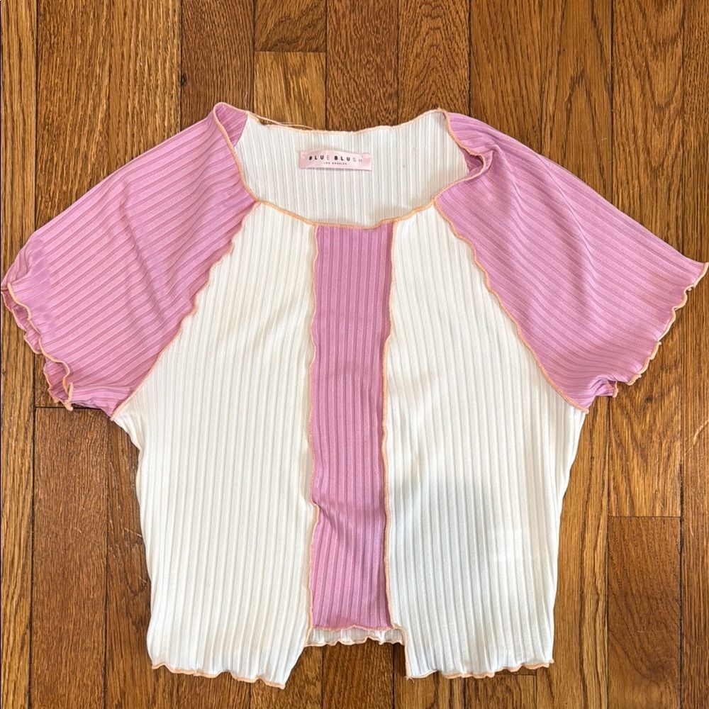 Colorblock Crop Top